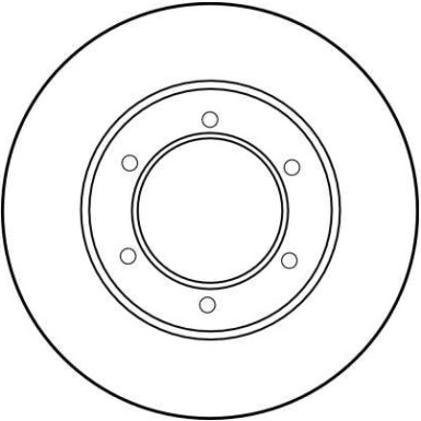 Bremsscheibe Toyota P. Hilux 84-05 DF1418 Bremsscheibe Toyota P. Hilux 84-05 DF1418