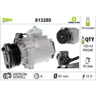 KOMPRESSOR, KLIMAANLAGE VAL813280