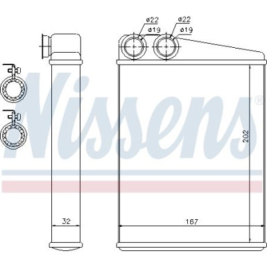 Heizkühler PKW MERCEDES ML W164 05 72046