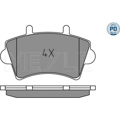 Bremsbelagsatz Renault P. Master 00 025 236 1318/PD Bremsbelagsatz Renault P. Master 00 025 236 1318/PD