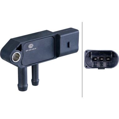 HELLA Sensor, Abgasdruck 6PP 009 409-241