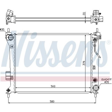 Wasserkühler PKW 67548