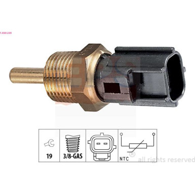 Sensor, Kühlmitteltemperatur 1.830.230 Sensor, Kühlmitteltemperatur 1.830.230