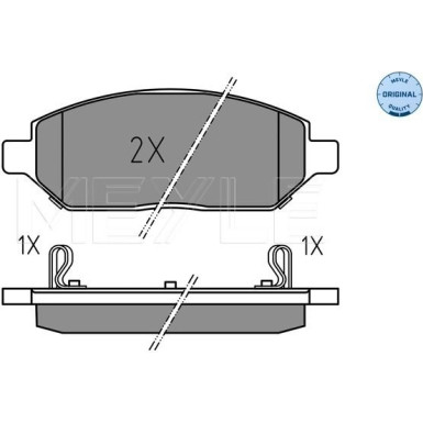 Bremsbelagsatz, Scheibenbremse 252232618 Bremsbelagsatz, Scheibenbremse 252232618