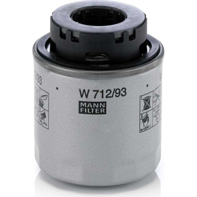 Mann & Hummel Ölfilter PKW AUDI,SEAT,SKODA,VW 1.4TFSi,TSi 08 W 712/93 Mann & Hummel Ölfilter PKW AUDI,SEAT,SKODA,VW 1.4TFSi,TSi 08 W 712/93