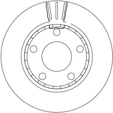Bremsscheibe Vw T. A4 S4 95-00 DF4210