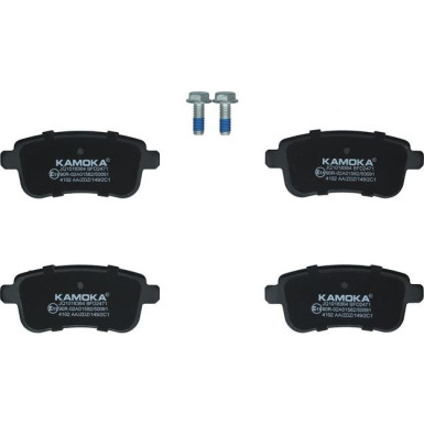 KAMOKA Bremsbelagsatz, Scheibenbremse JQ1018364