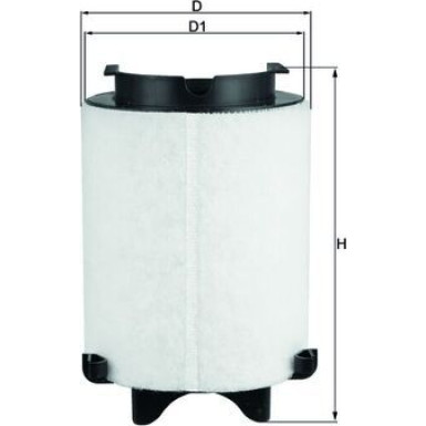 MAHLE Luftfilter LX 1566/1