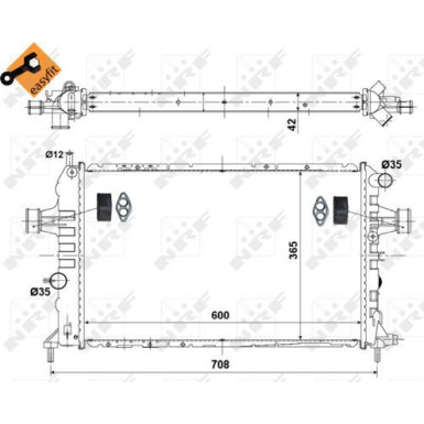Kühler, Motorkühlung EASY FIT 58177