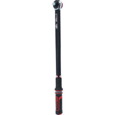 KS TOOLS 1/2 ERGOTORQUE®Präzisions-Drehmomentschlüssel mit Ratsche und Schwenkrad, 60-320 Nm 516.1472