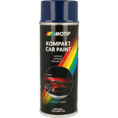 MoTip Autolack Acryl Kompakt blau 400ml KOMPAKT AUTOLACK blau hochglänzend 400 ml 44840