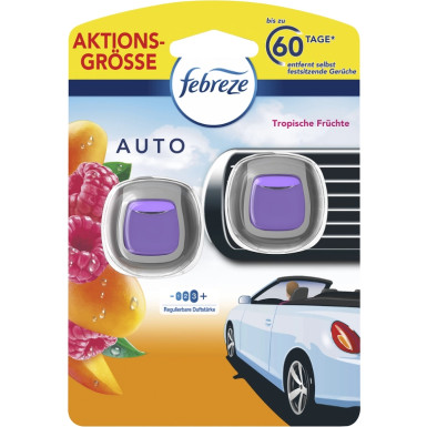 Febreze Car Tropische Früchte Duo-Pack 8006540019399 Febreze Car Tropische Früchte Duo-Pack 8006540019399