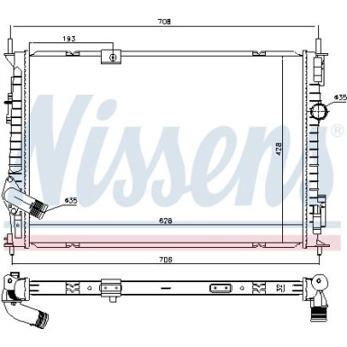 Wasserkühler PKW 68733 Wasserkühler PKW 68733