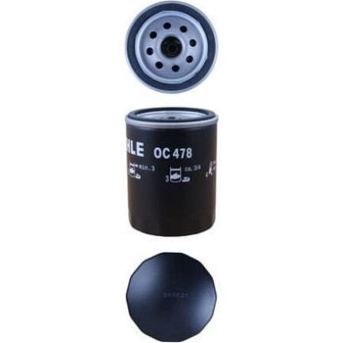 MAHLE Ölfilter OC 478 MAHLE Ölfilter OC 478