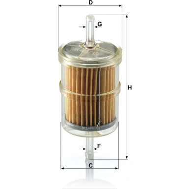 Mann & Hummel Kraftstofffilter PKW CITROEN,FIAT,PEUGEOT WK 43/12 (10)