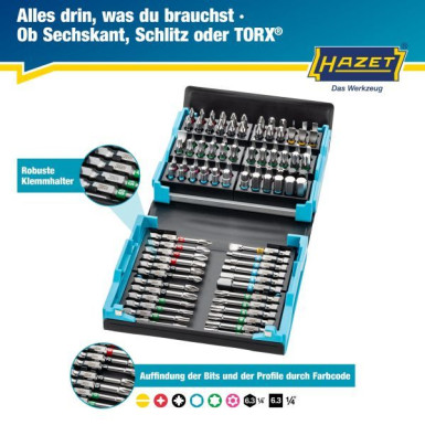 HAZET Set, Schraubendreher-Einsatz (Bits) 2200SC-3 HAZET Set, Schraubendreher-Einsatz (Bits) 2200SC-3
