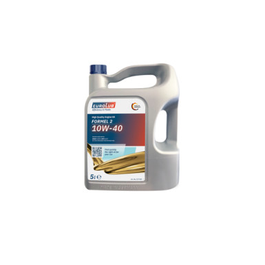 EUROLUB Motoröl 10W-40 ACEA A3/B4 API SL/CF 5 Liter FORMEL 2 10W-40 237005