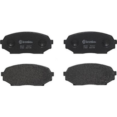 BREMBO Bremsklötze VA P 49 017 BREMBO Bremsklötze VA P 49 017