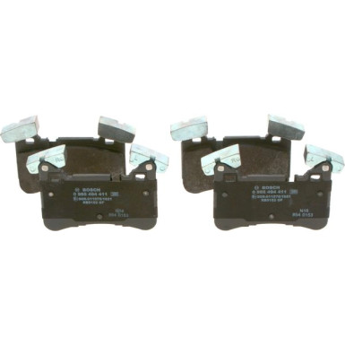 Bremsklötze MERCEDES C-Klasse 0 986 494 411 Bremsklötze MERCEDES C-Klasse 0 986 494 411