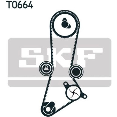 SKF Zahnriemensatz VKMA 95660 SKF Zahnriemensatz VKMA 95660