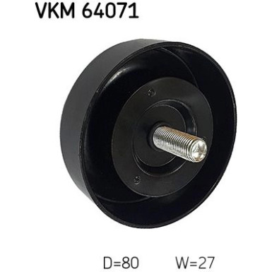 Multi-V-Umlenkrolle VKM 64071
