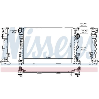 Wasserkühler PKW Mercedes E63AMG 09 67190