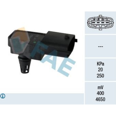 FAE Sensor, Saugrohrdruck 15097 FAE Sensor, Saugrohrdruck 15097