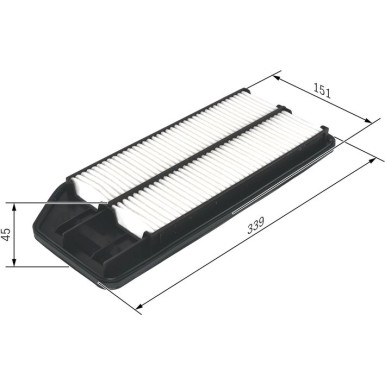 Luftfilter 1987429192 Luftfilter 1987429192