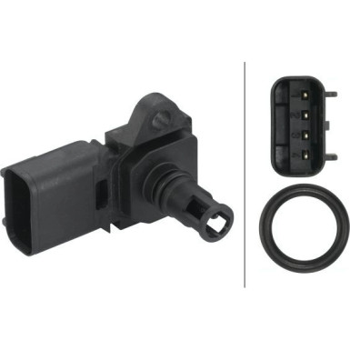 HELLA Sensor, Ladedruck 6PP 009 400-491 HELLA Sensor, Ladedruck 6PP 009 400-491