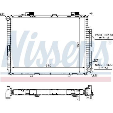 Wasserkühler PKW 62612A Wasserkühler PKW 62612A