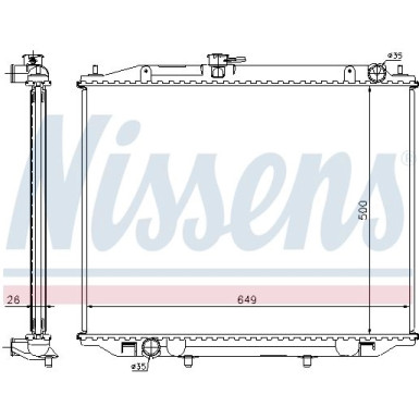 Wasserkühler PKW 68708A Wasserkühler PKW 68708A