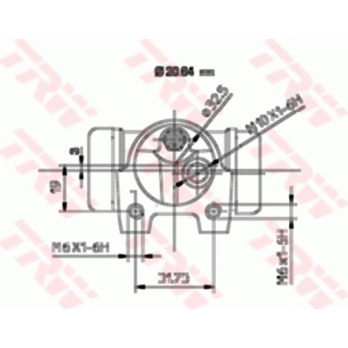 TRW Bremsrolle BWF118 TRW Bremsrolle BWF118