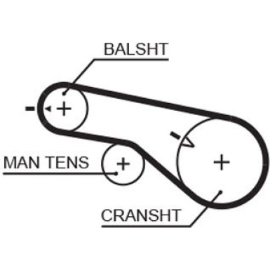 Zahnriemensatz K01T313 Zahnriemensatz K01T313