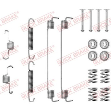 391-0819 Montagesatz f.Bremsbacken RENAULT Clio,Thalia 98 105-0819
