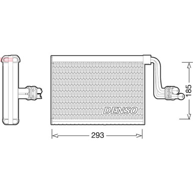 DENSO Verdampfer DEV05002