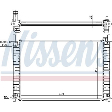 Wasserkühler PKW 62027A