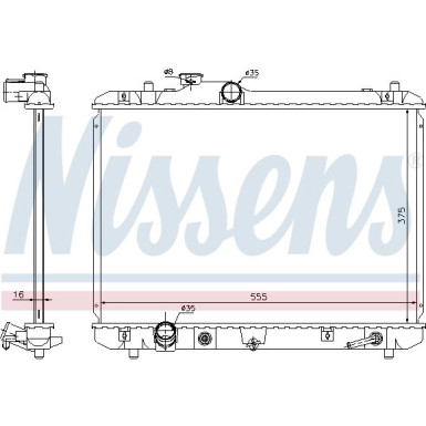 Wasserkühler PKW 641755