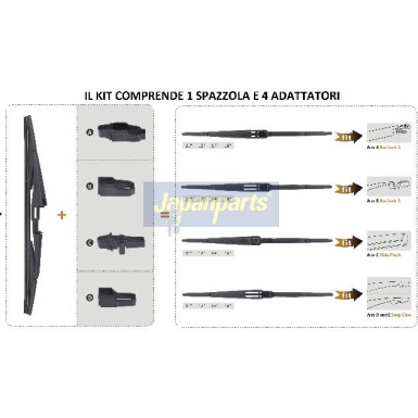 Scheibenwischer 350mm Ty Nissan/Mazda SS-X35R Scheibenwischer 350mm Ty Nissan/Mazda SS-X35R