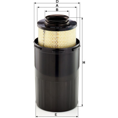 Mann & Hummel Luftfilter PKW MERCEDES C 15 200