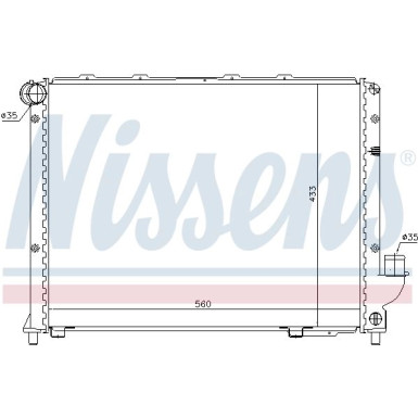 Wasserkühler PKW ALFA 166, LANCIA Kappa 62327 Wasserkühler PKW ALFA 166, LANCIA Kappa 62327