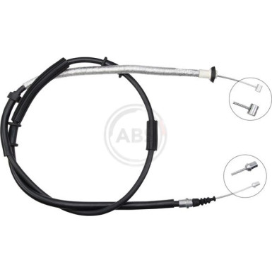 A.B.S. Handbremsseil Seilzug Festellbremse K12063 A.B.S. Handbremsseil Seilzug Festellbremse K12063