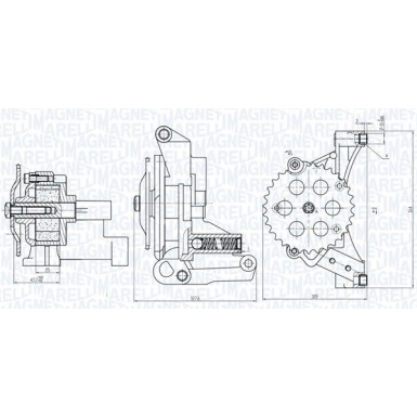 MAGNETI MARELLI Ölpumpe 351516000032 MAGNETI MARELLI Ölpumpe 351516000032