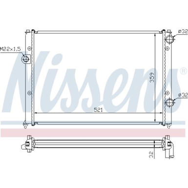 Wasserkühler PKW 652511 Wasserkühler PKW 652511