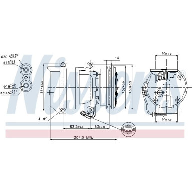 Kompressor PKW DAEWOO LANOS 97- 1.3 I FIRST FIT 89108