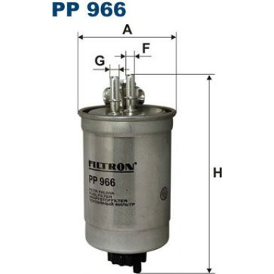 FILTRON Kraftstofffilter PP 966