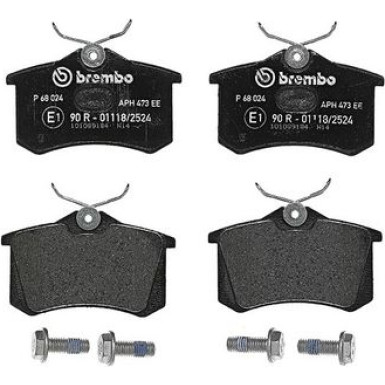 BREMBO Bremsklötze HA P 68 024 BREMBO Bremsklötze HA P 68 024