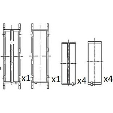 FAI AutoParts Kurbelwellenlager BM1055-STD