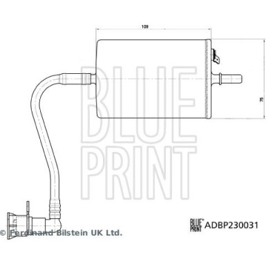 BLUE PRINT Kraftstofffilter ADBP230031