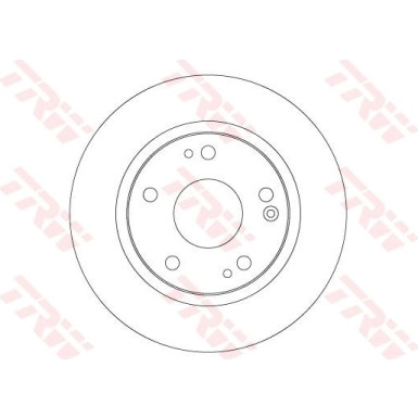 Bremsscheibe HA HONDA Civic DF6704