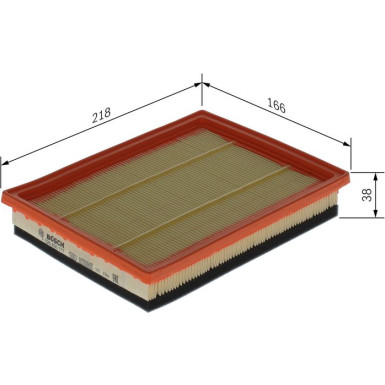Luftfilter F 026 400 177 Luftfilter F 026 400 177